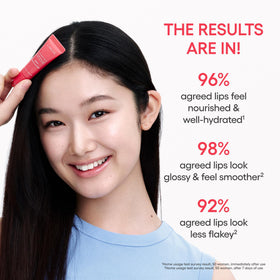 LANEIGE Lip Glowy Balm texture on fingertip