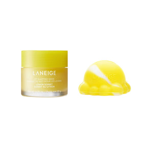 LANEIGE Lip Sleeping Mask Lemon Sorbet front view with packaging