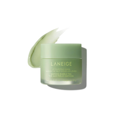 LANEIGE Lip Sleeping Mask Matcha Bubble Tea front view