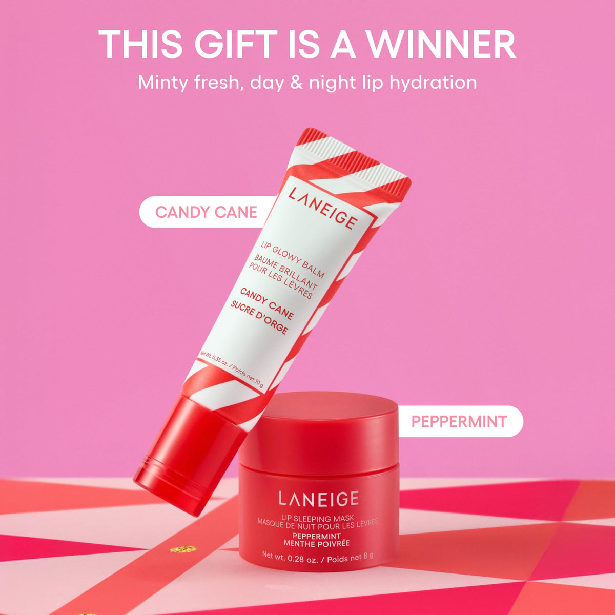 LANEIGE Peppermint Lip Sleeping Mask close-up