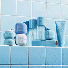 LANEIGE Water Bank Blue Hyaluronic Eye Cream lifestyle scene
