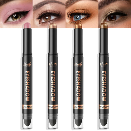 LANGMANNI Dual-Ended Eye Shadow Stick Set with 4 shades