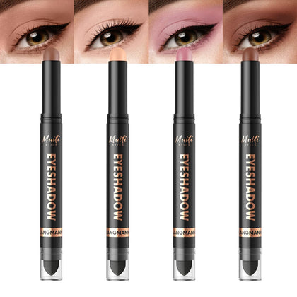 LANGMANNI Dual-Ended Eye Shadow Stick Set with four shades