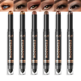 LANGMANNI Dual-Ended Eyeshadow Stick Set with 6 colours front view
