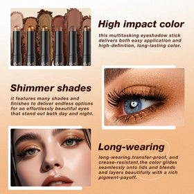LANGMANNI eye shadow stick with built-in sponge tip