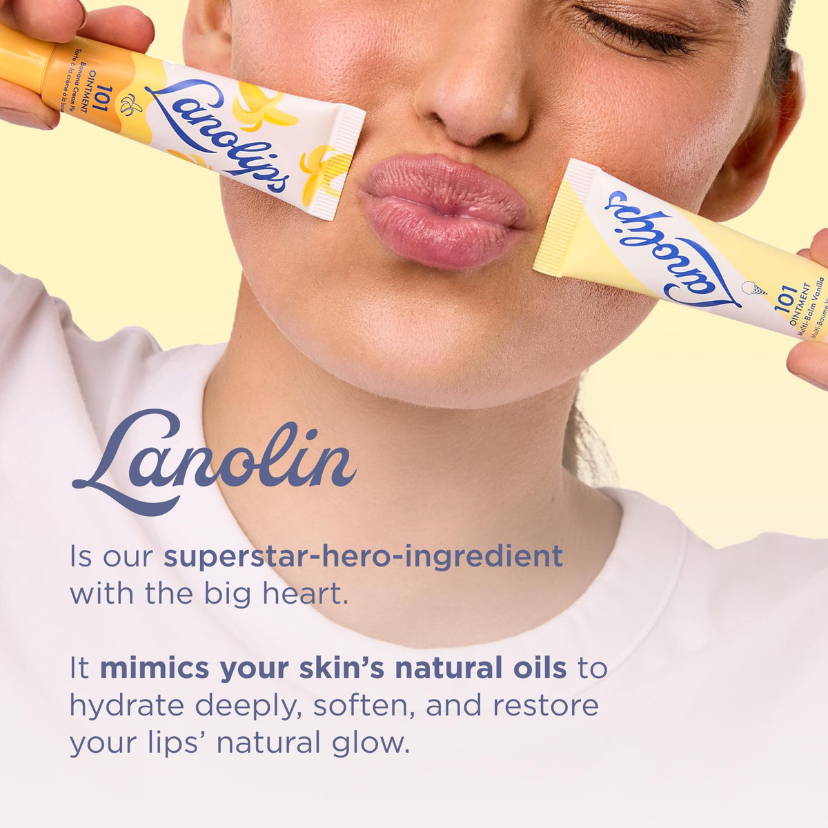 Lanolips 101 Multipurpose Ointment on a flat surface