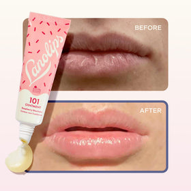 Lanolips 101 Ointment Raspberry Shortcake with fresh raspberries