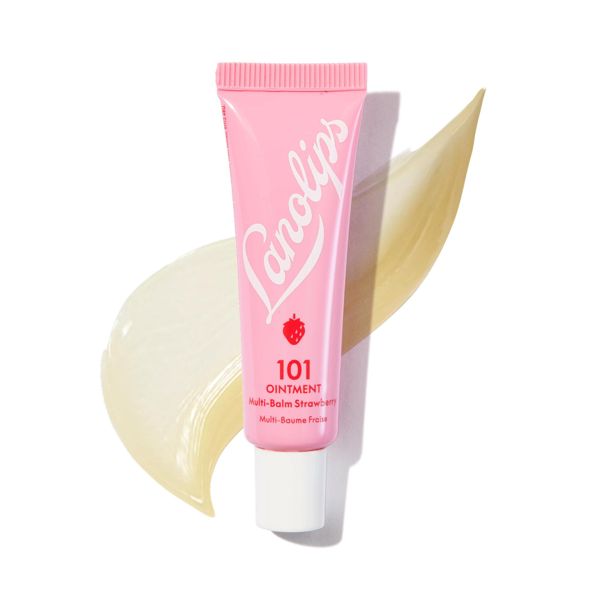 Lanolips Multipurpose Ointment Strawberry 0.35 oz front view