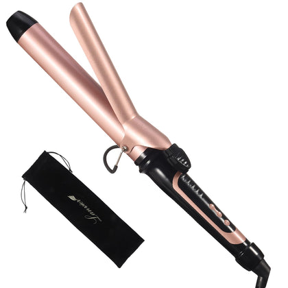 LANVIER 1.25 Inch Long Barrel Curling Iron front view