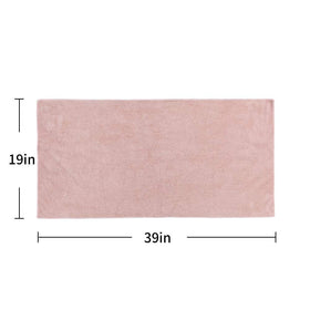 Laojbaba Microfiber Hair Towel Dark Brown close-up