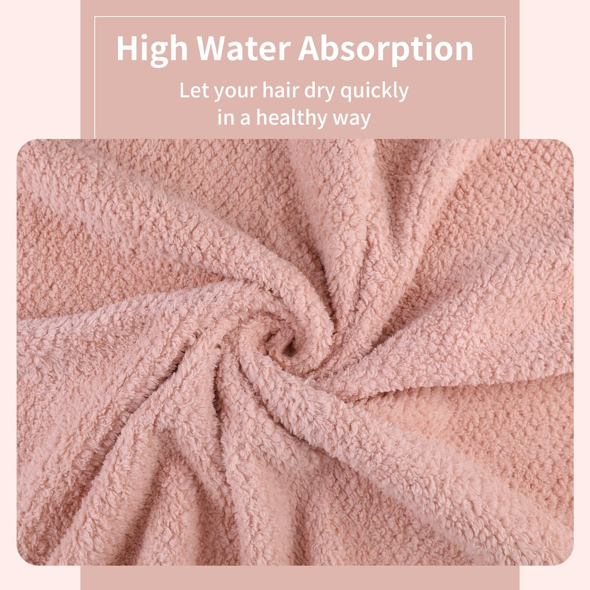 Laojbaba Microfiber Hair Towel grey packaging front view