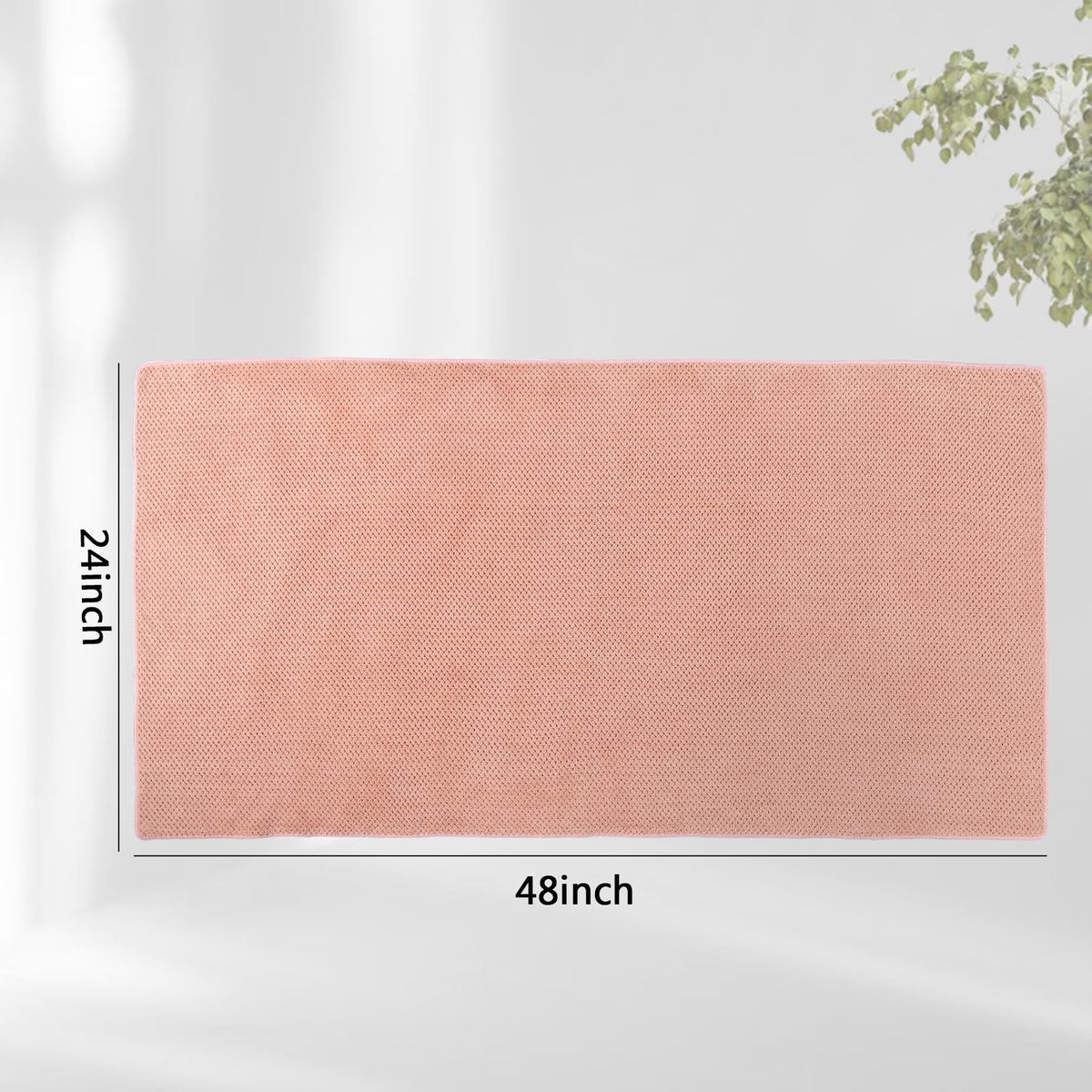 Laojbaba Microfiber Hair Towel in use on wet hair