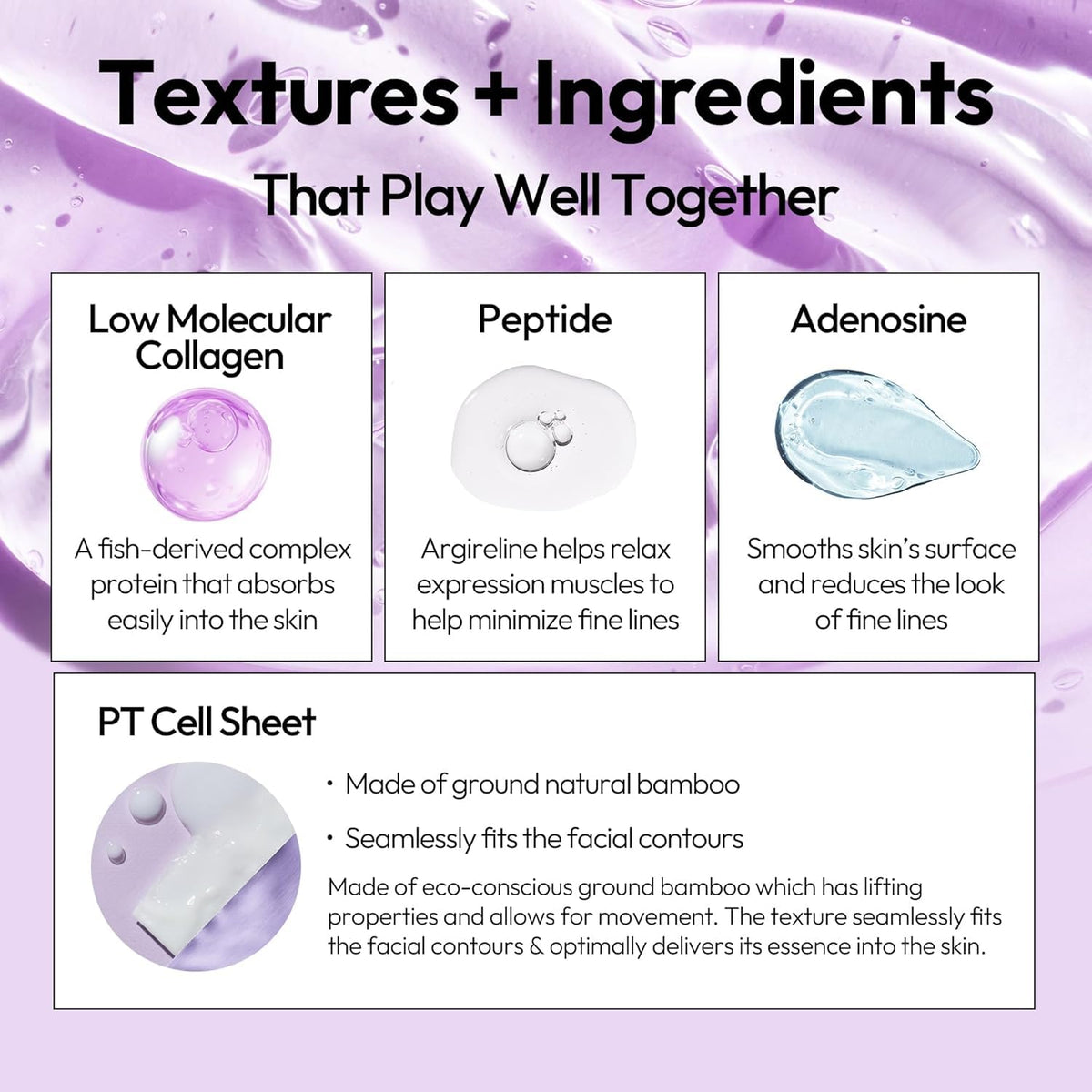 LAPCOS Collagen Sheet Mask ingredients list