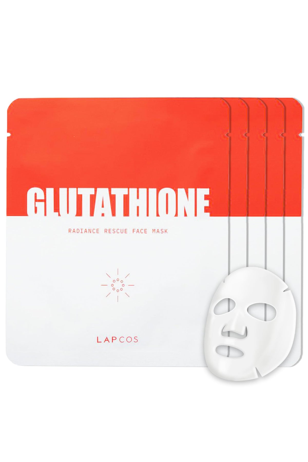 LAPCOS Glutathione Radiance Rescue Mask packaging front view
