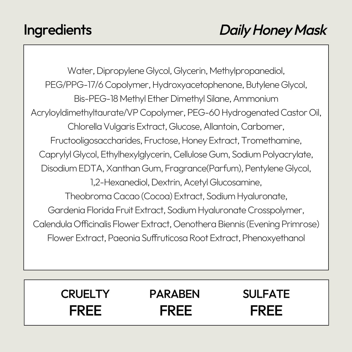 LAPCOS K Beauty Honey Sheet Mask in hand with serum dripping