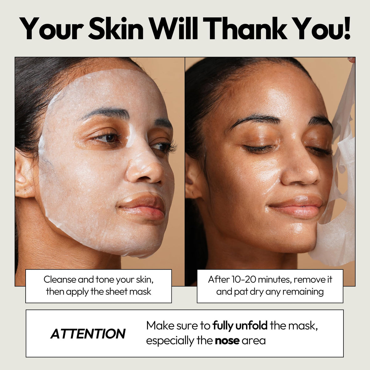 LAPCOS K Beauty Honey Sheet Mask lifestyle scene with relaxing setup