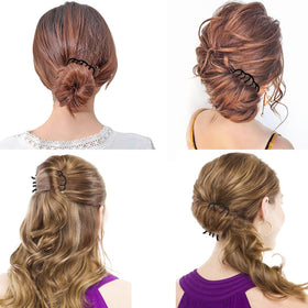 LAPOHI hair combs used in a formal hairstyle