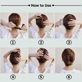 LAPOHI hair side combs shown in use at a wedding event