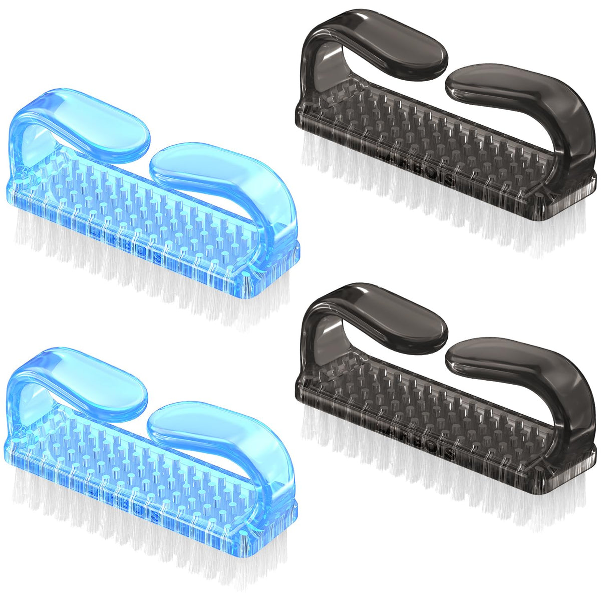 Larbois Handle Grip Cleaning Nail Brush front view