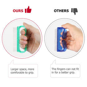 Larbois Handle Grip Nail Brush in a bathroom setting