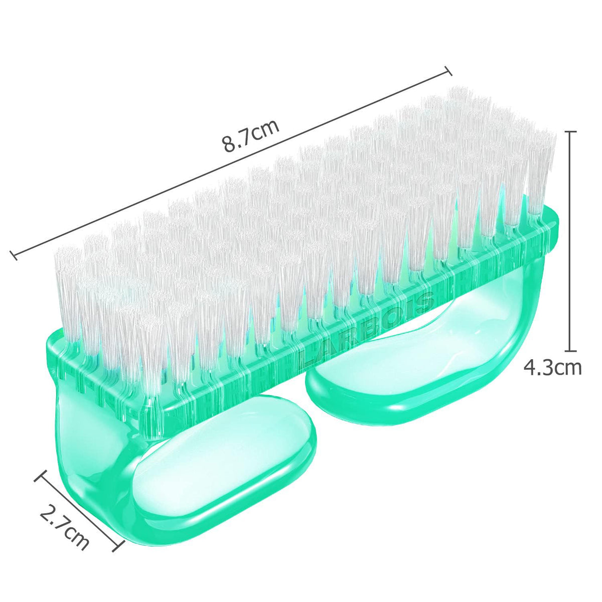 Larbois Handle Grip Nail Brush in travel bag
