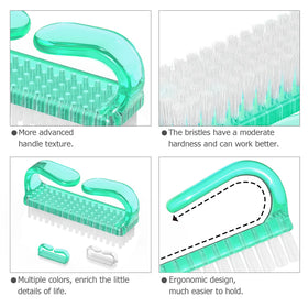 Larbois Handle Grip Nail Brush showing comfortable grip