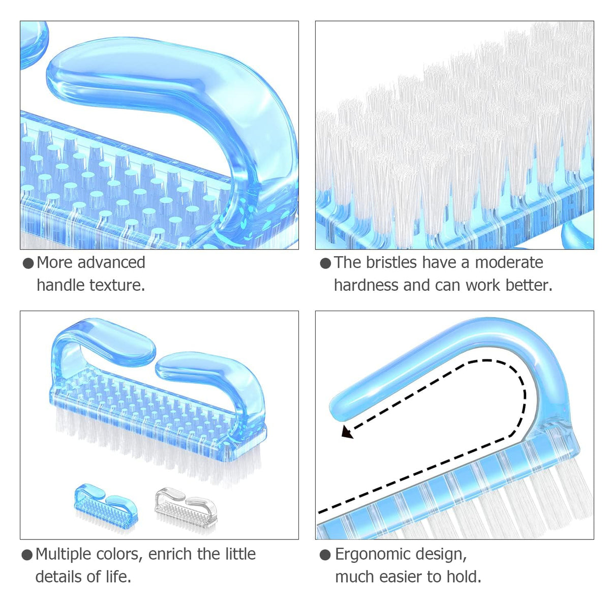 Larbois Nail Brush cleaning fingernails