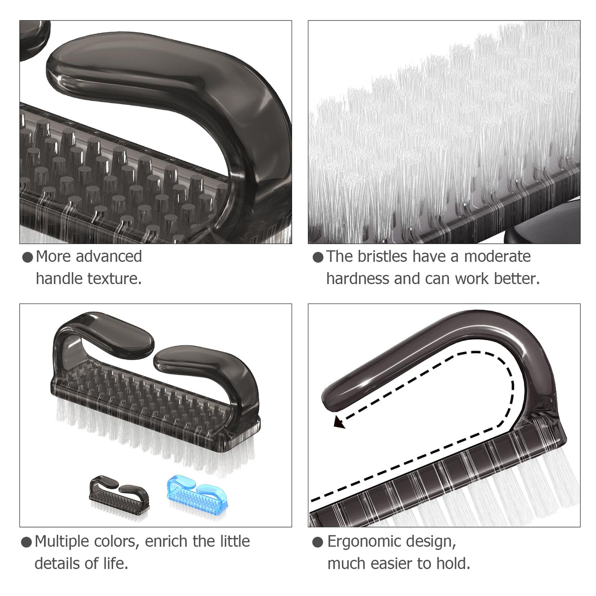 Larbois Nail Brush in travel bag