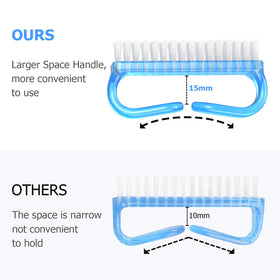Larbois Nail Brush showing ergonomic handle design