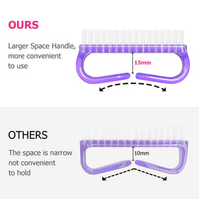 Larbois Nail Brush showing flexible bristles