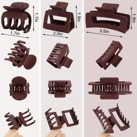 Large square hair claw clip from SMKSL set