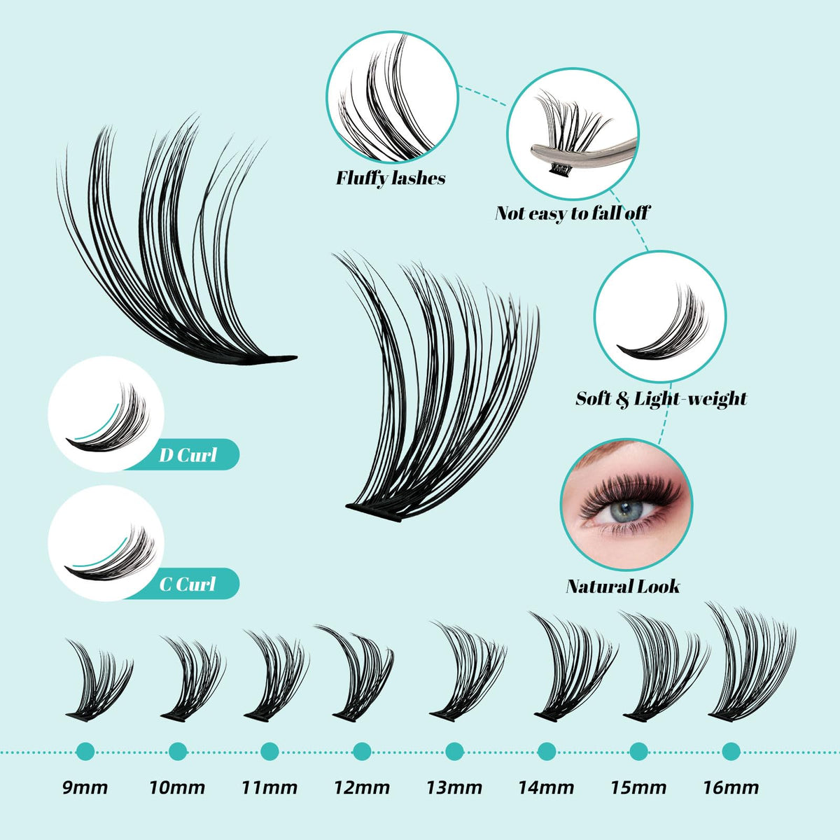 Lash applicator tool from AMZGIRL LASH kit