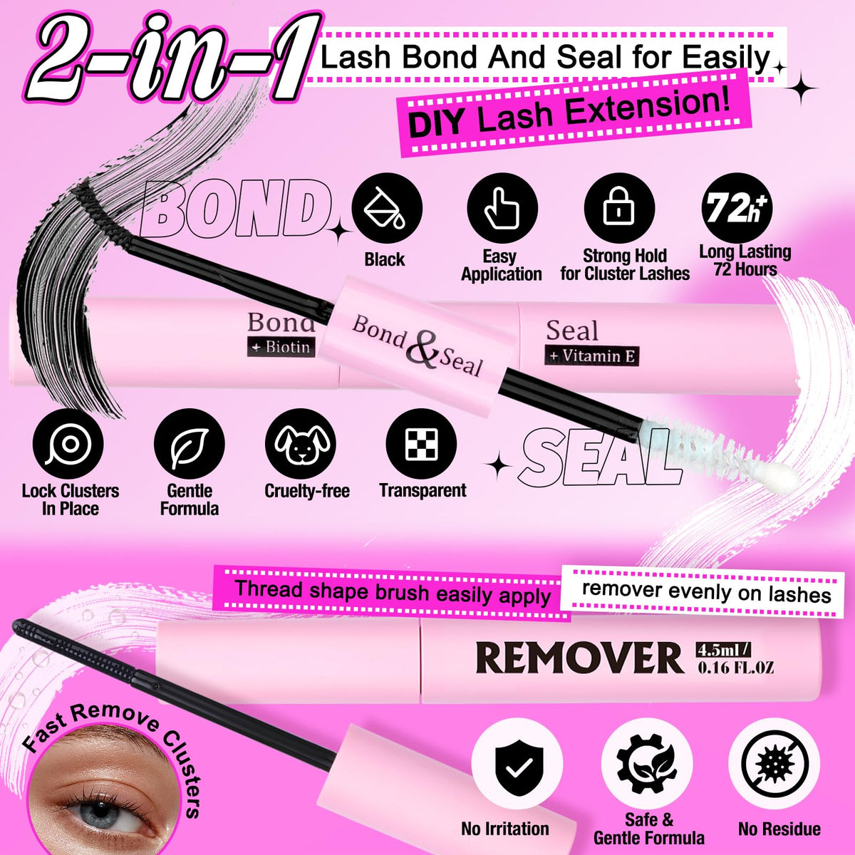 Lash brush from Yawamica DIY Lash Extension Kit
