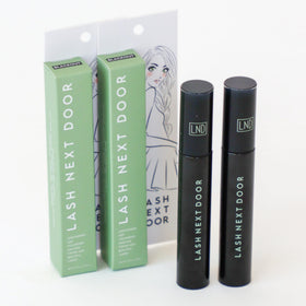 LASH NEXT DOOR Blackout Water Resistant Mascara 2-pack display