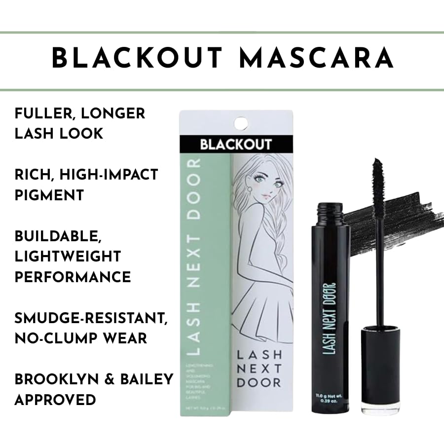 LASH NEXT DOOR Blackout Water Resistant Mascara side view
