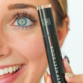 LASH NEXT DOOR Water Resistant Mascara packaging with dimensions