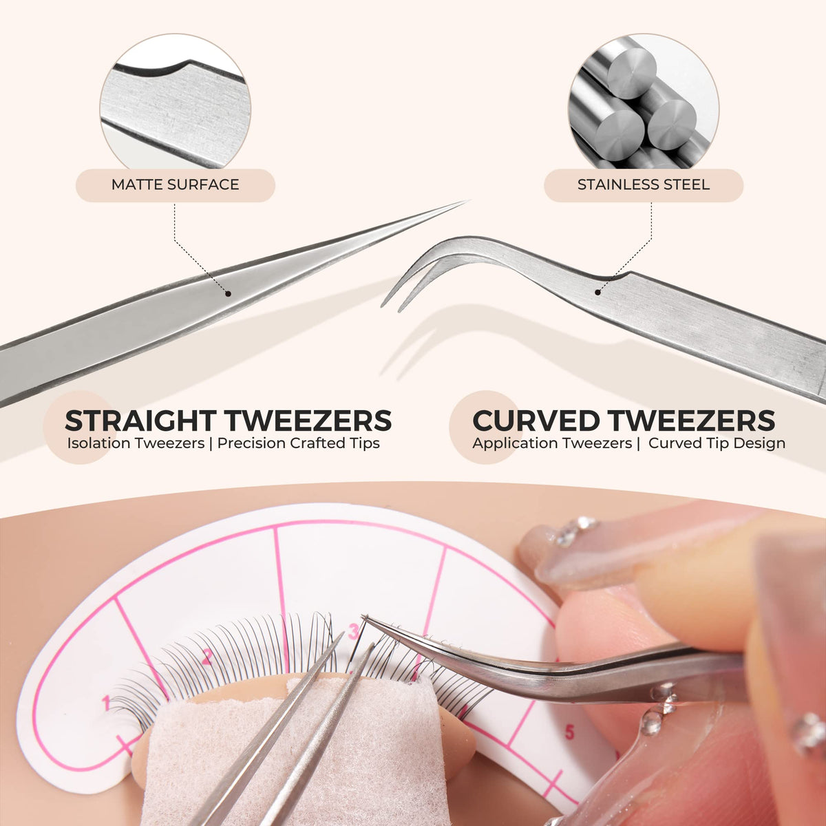 LASHVIEW complete lash extension kit components