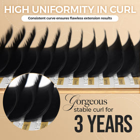 LASHVIEW eyelash extensions packaging front view