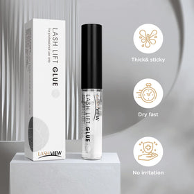 LASHVIEW Lash Lift Glue in a makeup bag