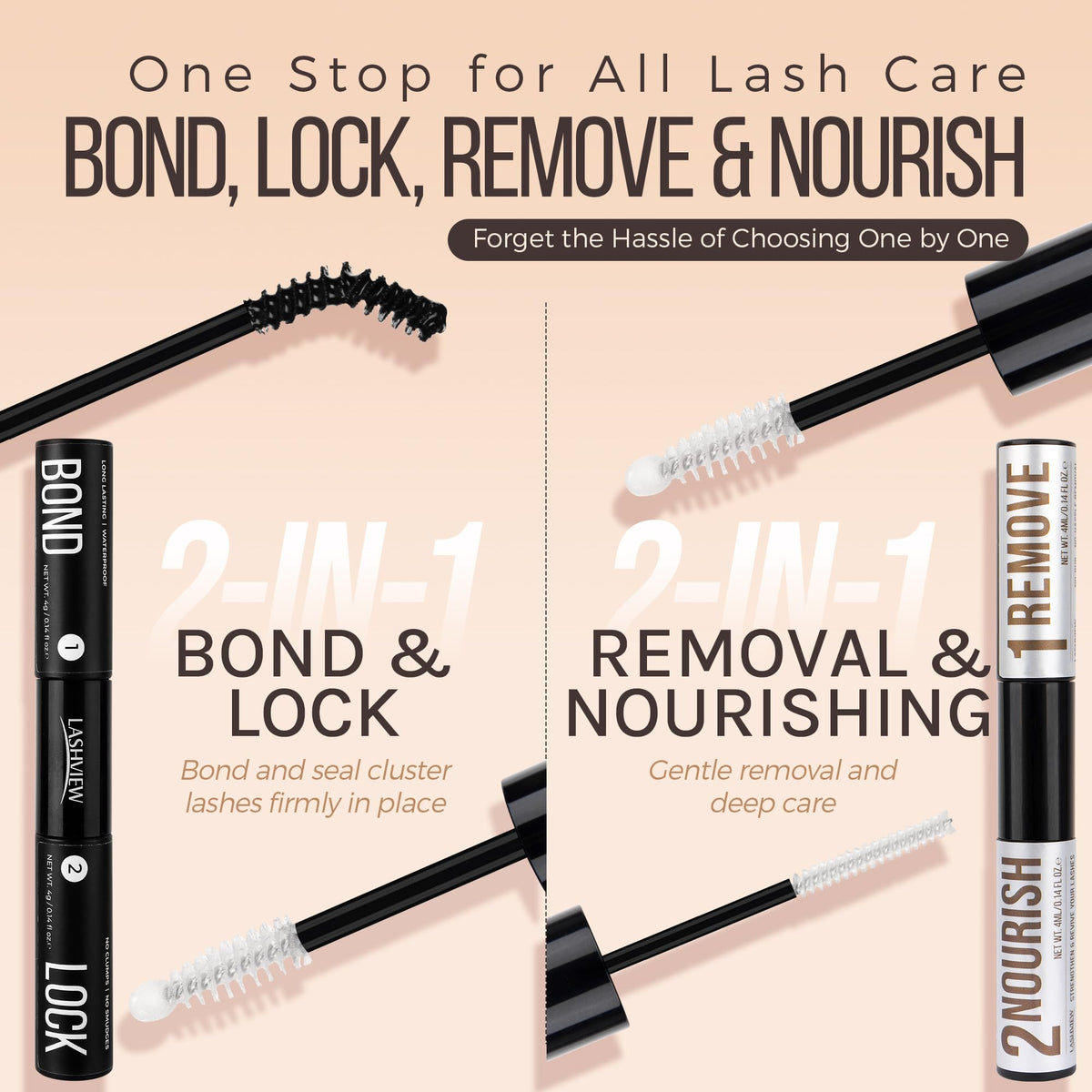 LASHVIEW Lash Remover and Conditioner close-up