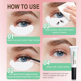 LASHVIEW Lash Remover in use for gentle lash removal