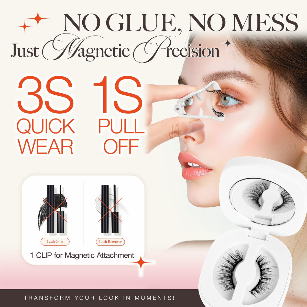 LASHVIEW Magnetic Eyelashes in packaging