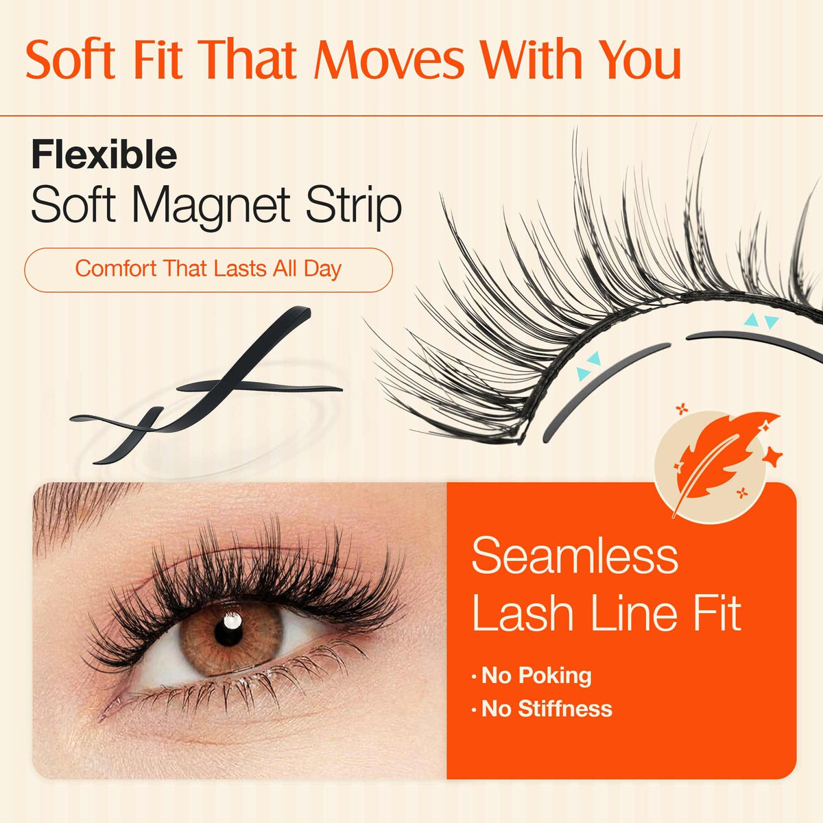 LASHVIEW Magnetic Eyelashes in sleek packaging