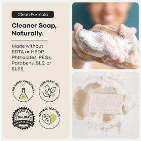 Lathering Australian Botanical Soap Goat Milk Soap