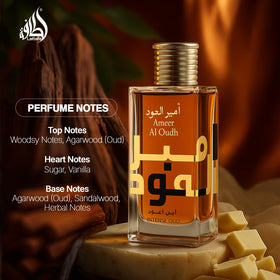 Lattafa Ameer Al Oud Intense fragrance in lifestyle setting