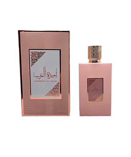 Lattafa Ameerat Al Arab Prive Rose Eau de Parfum 3.4oz front view