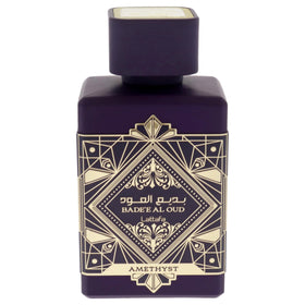 Lattafa Bade'e Al Oud Amethyst bottle side view