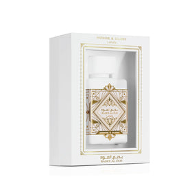 Lattafa Bade'e Al Oud Honor & Glory packaging
