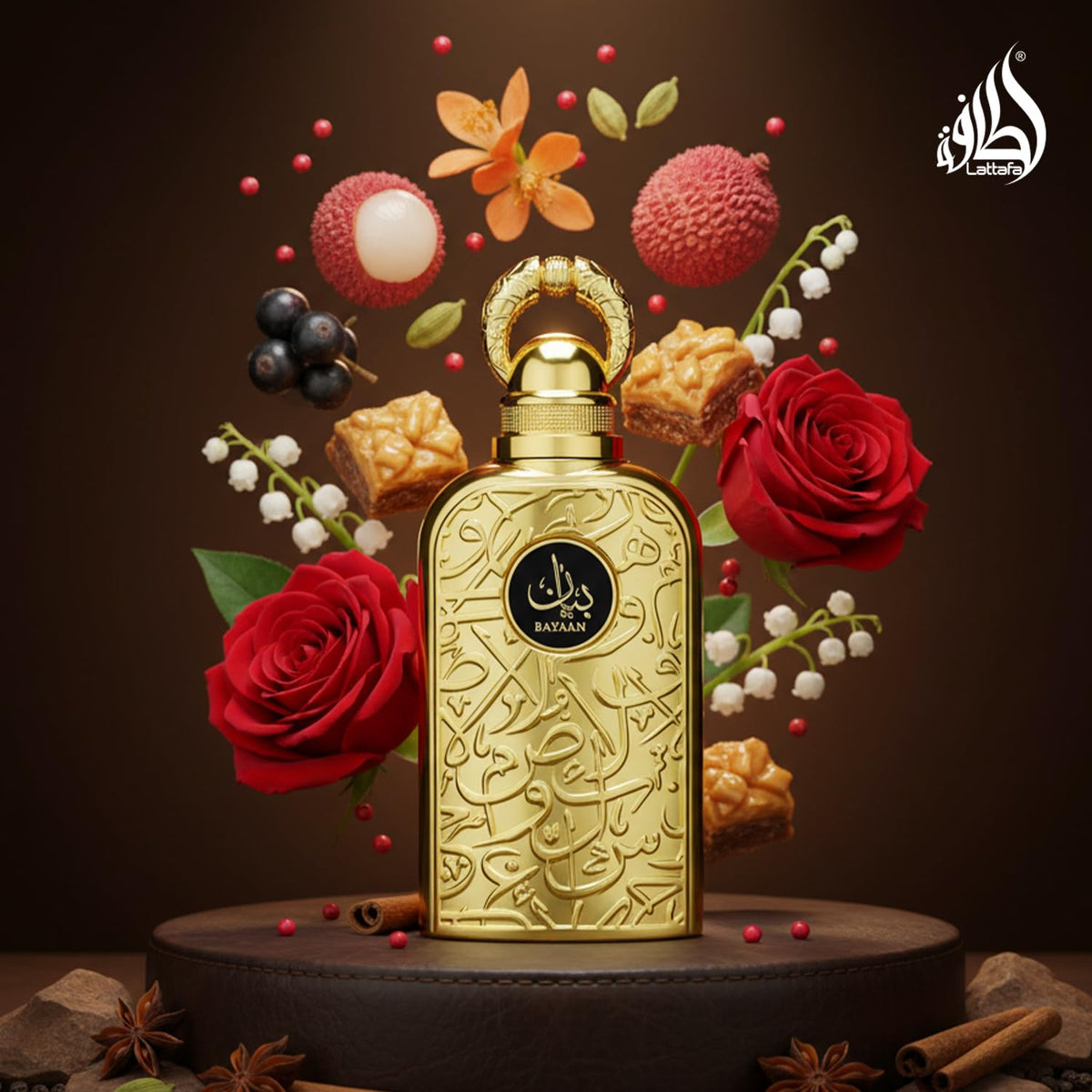 Lattafa Bayaan Eau de Parfum lifestyle scene