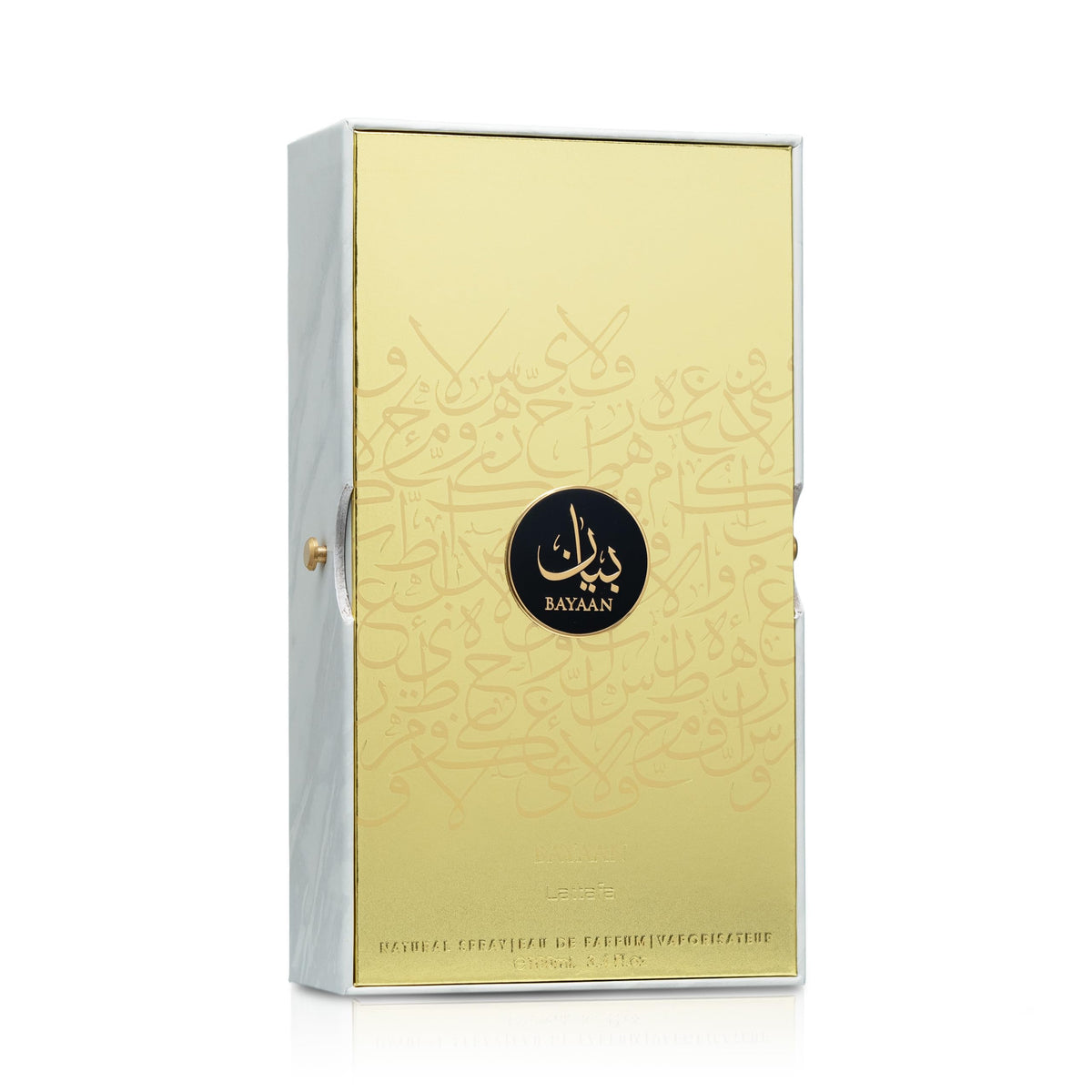 Lattafa Bayaan Eau de Parfum packaging details